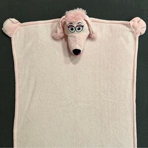 Cuddleuppets Pink Poodle Blanket Puppet Plush 2012 Jay at Play Soft Kids Throw